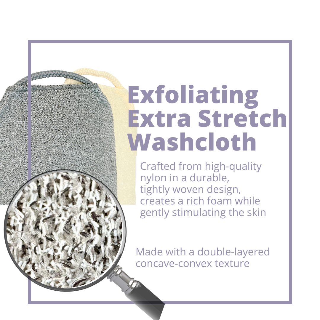Exfoliating Extra Stretch Washcloth