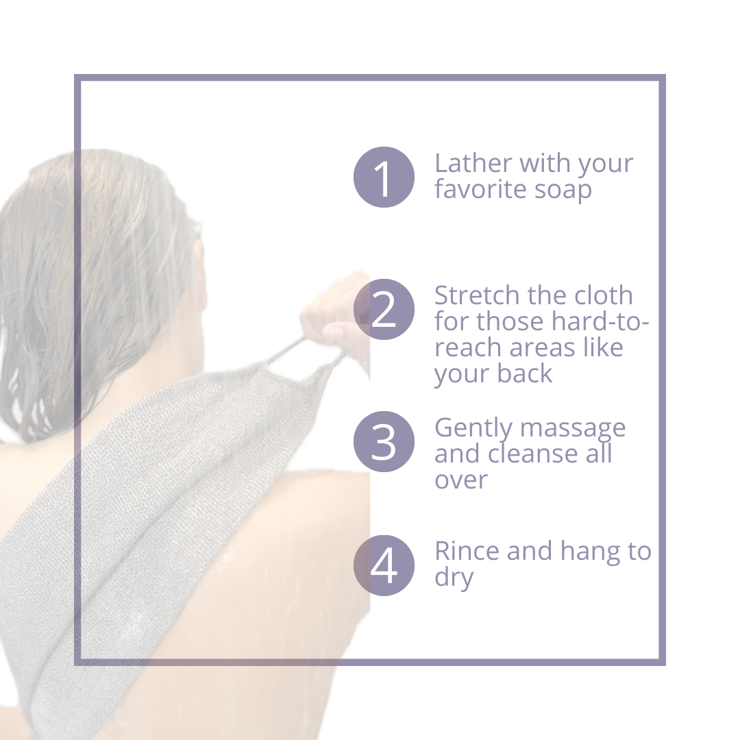 Exfoliating Extra Stretch Washcloth
